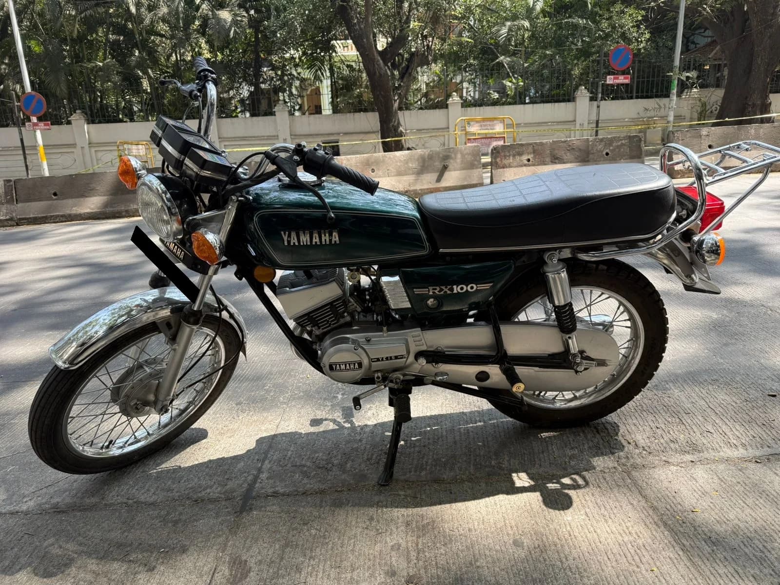 1988 Yamaha RX 100 bottle green - featured